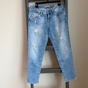 Mavi Jeans Co. ADA Boyfriend Jeans – Size 28/29 (Light Wash, Distressed)